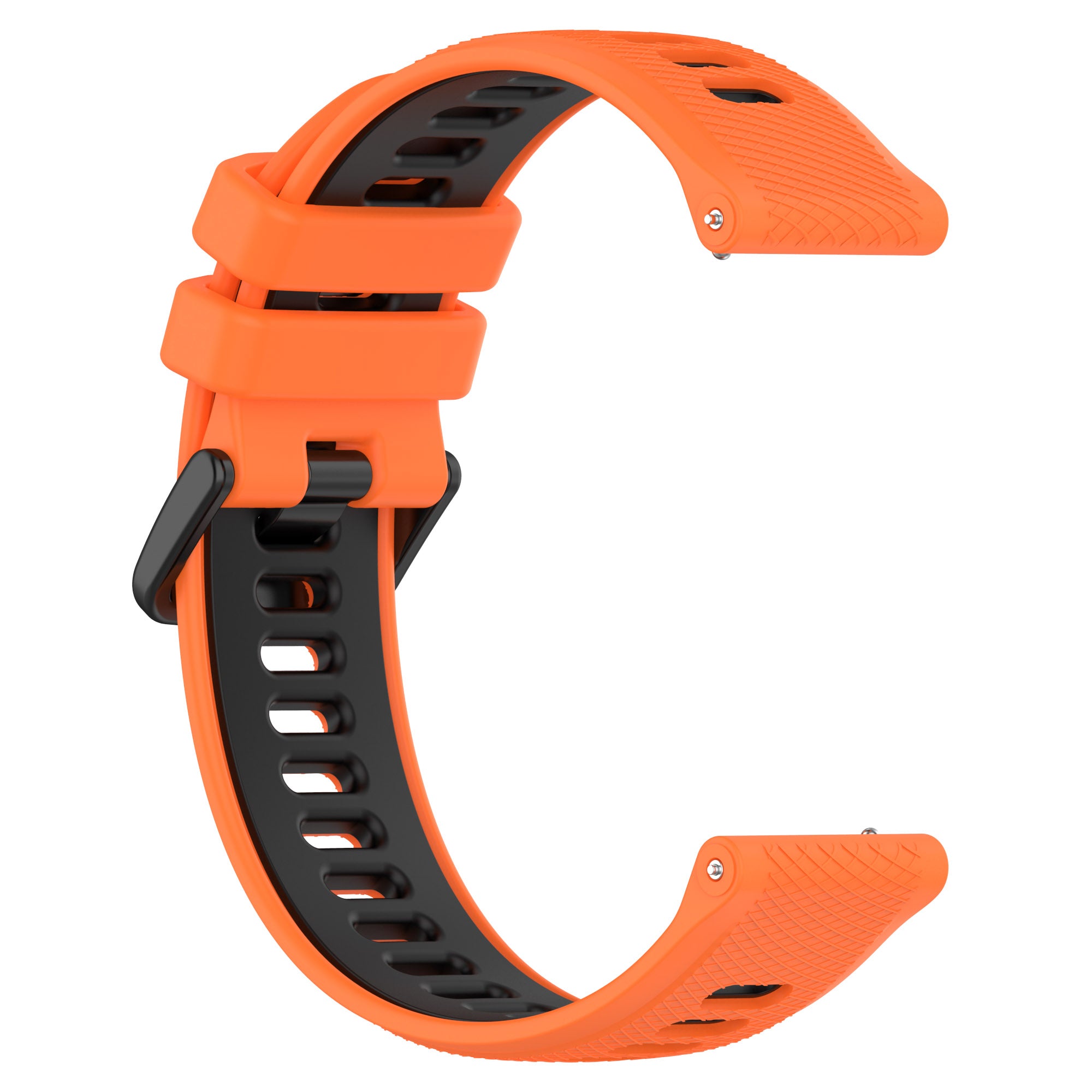 For Garmin Forerunner 265 Dual-Color Silicone Watch Strap Anti-Wear Smart Band Strap For Garmin Forerunner 265 Dual-Color Silicone Watch Strap Anti-Wear Smart Band Strap